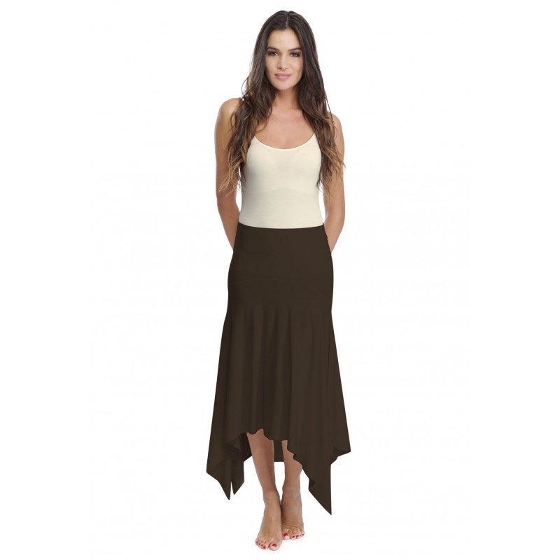 Jupe longue asymétrique en modal KYM Jupe longue asymétrique en modal KYM