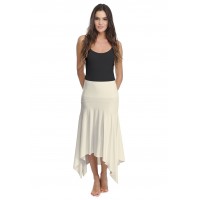 Jupe longue asymétrique en modal KYM