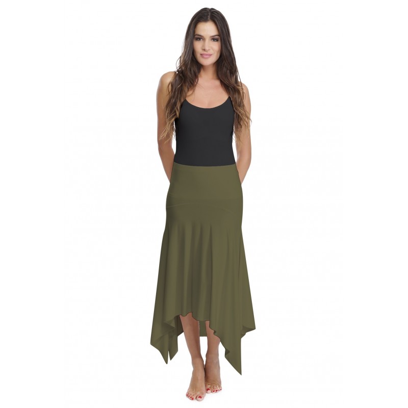 Jupe longue asymétrique en modal KYM Jupe longue asymétrique en modal KYM