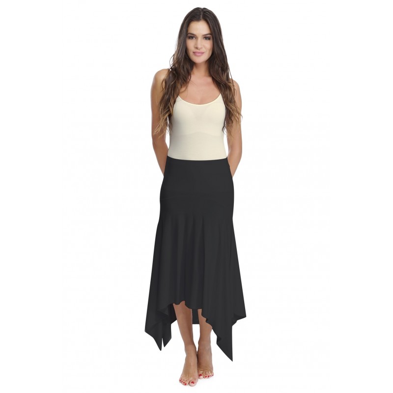Jupe longue asymétrique en modal KYM Jupe longue asymétrique en modal KYM