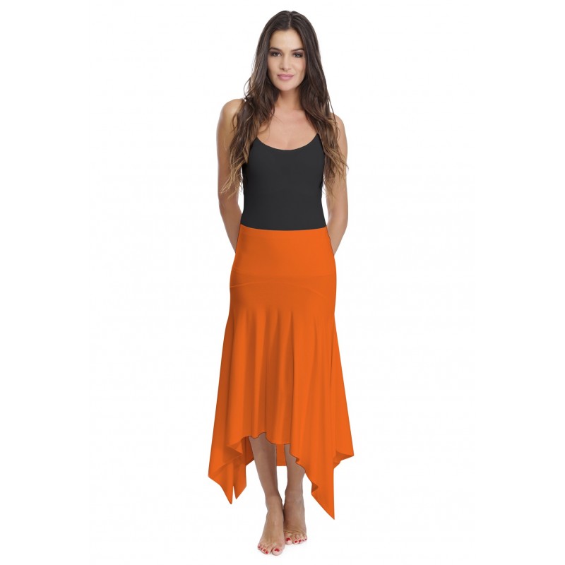 Jupe longue asymétrique en modal KYM Jupe longue asymétrique en modal KYM