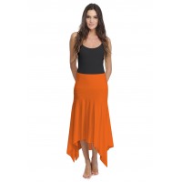Jupe longue asymétrique en modal KYM