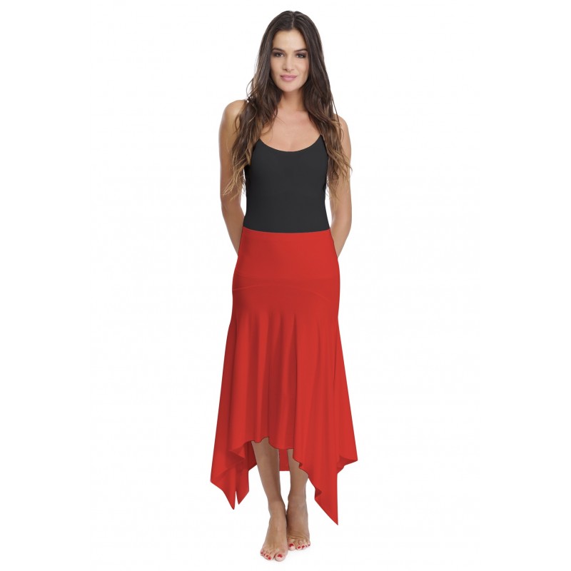 Jupe longue asymétrique en modal KYM Jupe longue asymétrique en modal KYM