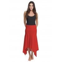 Jupe longue asymétrique en modal KYM