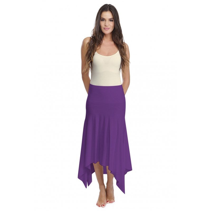 Jupe longue asymétrique en modal KYM Jupe longue asymétrique en modal KYM