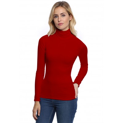 T-shirt col roulé manches longues en modal CINDY05