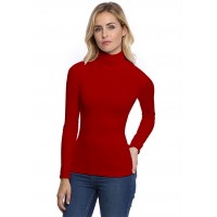 T-shirt col roulé manches longues en modal CINDY05