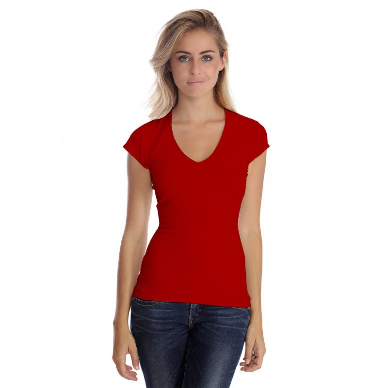 T-shirt col V manche courte cape en modal SYLVIA02 T-shirt col V manche courte cape en modal SYLVIA02