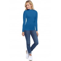 Tee-shirt col montant manches longues en modal PENNY05