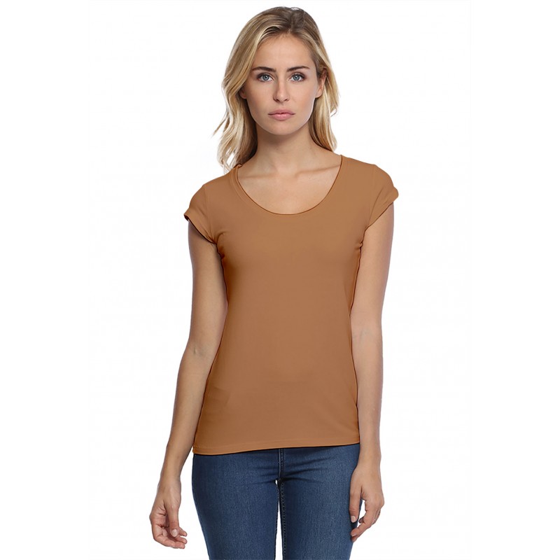 T-shirt col rond manches courtes en modal JOE02 T-shirt col rond manches courtes en modal JOE02