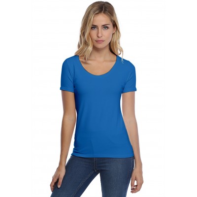 T-shirt col rond manches courtes en modal JOE03