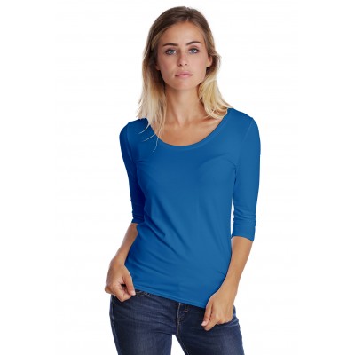 T-shirt col rond manches 3-4 en modal JOE04