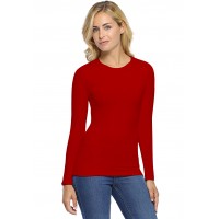 T-shirt col rond manches longues en modal KATIA05