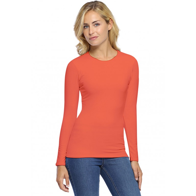 T-shirt col rond manches longues en modal KATIA05 T-shirt col rond manches longues en modal KATIA05