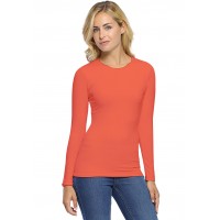 T-shirt col rond manches longues en modal KATIA05