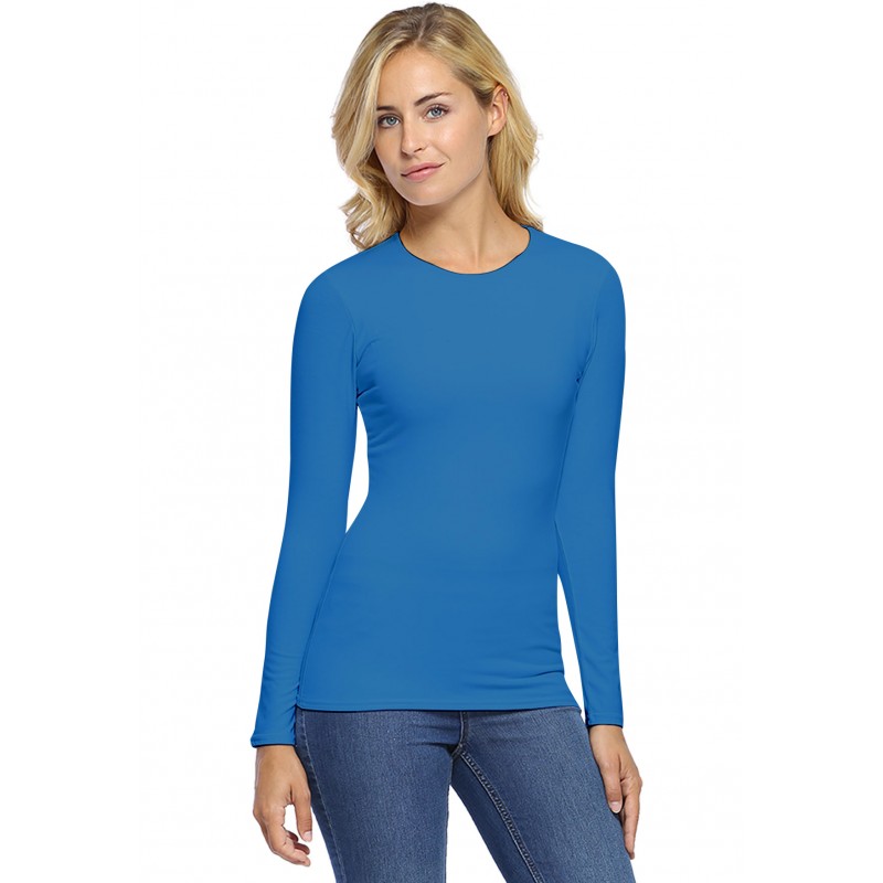 T-shirt col rond manches longues en modal KATIA05 T-shirt col rond manches longues en modal KATIA05