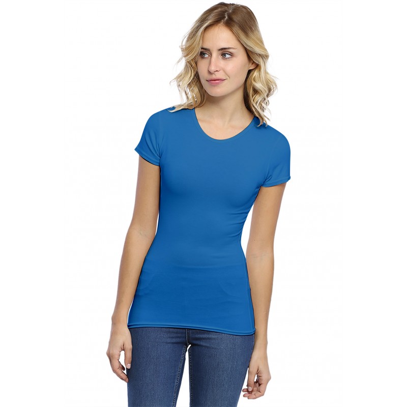T-shirt ras du cou manches courtes en modal KATY02 T-shirt ras du cou manches courtes en modal KATY02