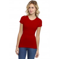 T-shirt ras du cou manches courtes en modal KATY02
