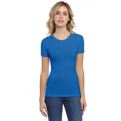 T-shirt ras du cou manches courtes en modal KATY03