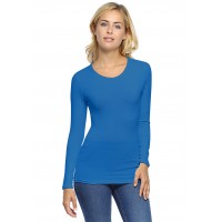T-shirt ras du cou manches longues en modal KATY05