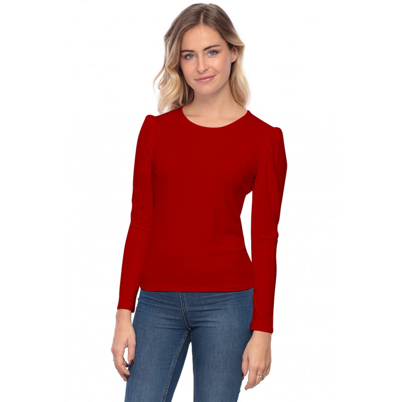 Tee-shirt col rond avec manches froncées BOTANY Tee-shirt col rond avec manches froncées BOTANY