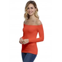 T-shirt épaules nues en modal MANOLO05