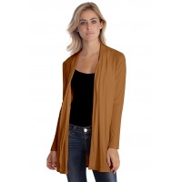 Gilet long à manches longues en modal DEBO02
