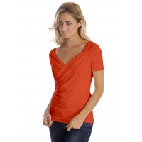 T-shirt cache-coeur manches courtes en modal GERRY01