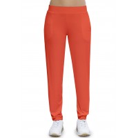 Pantalon coupe fluide taille élastique avec poches en maille modal AURELIE