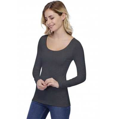 T-shirt Manches Longues Col Danseuse Roxane - Rendez-Vous Paris