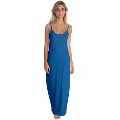 Robe longue fines bretelles en modal GIGI
