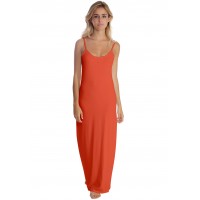 Robe longue fines bretelles en modal GIGI