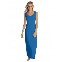 Robe longue col danseuse sans manches en modal GILDA