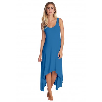 Robe déstructurée sans manches en modal ANEMONE