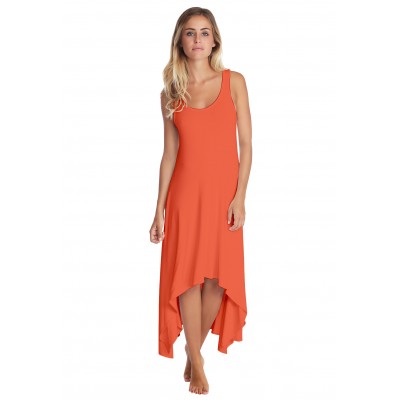 Robe déstructurée sans manches en modal ANEMONE