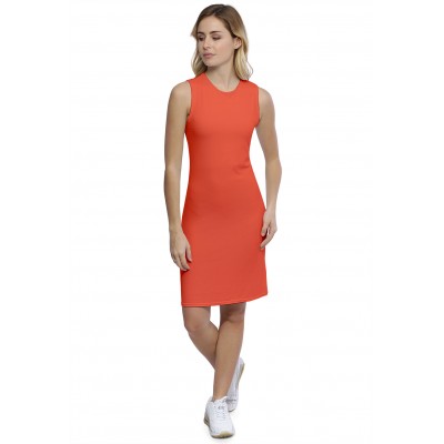 Robe débardeur col ras du cou doublée devant en modal KATIA1