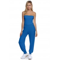 Combinaison bustier bandeau pantalon taille ruban en modal MAILY
