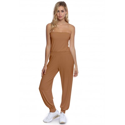 Combinaison bustier bandeau pantalon taille ruban en modal MAILY