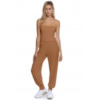Combinaison bustier bandeau pantalon taille ruban en modal MAILY