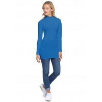 Tee-shirt long col montant et manches longues en modal PENNY10