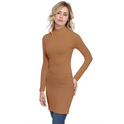 Tunique col montant manches longues en modal PENNY15