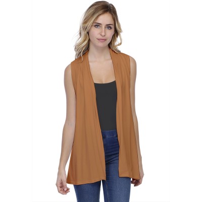 Gilet long sans manches en modal DEBO01