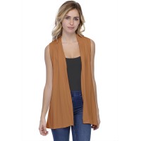 Gilet long sans manches en modal DEBO01