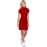Robe col montant manches courtes en modal PENNY18