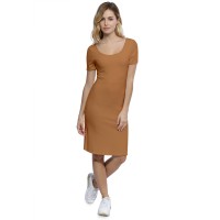 Robe col danseuse manches courtes en modal ROXANE18