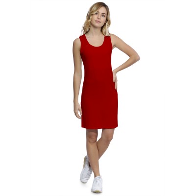 Robe débardeur col rond doublée devant en modal ZAZA16