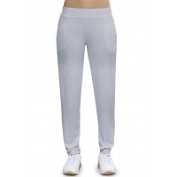 Pantalon coupe fluide taille élastique avec poches en maille modal AURELIE