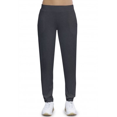 Pantalon coupe fluide taille élastique avec poches en maille modal AURELIE