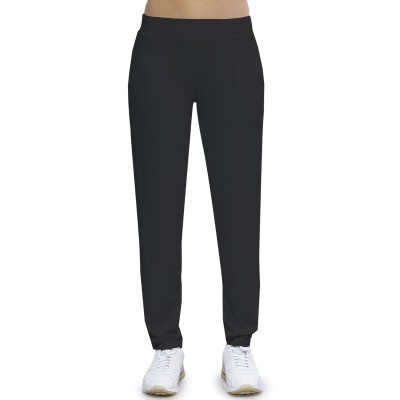 Pantalon coupe fluide taille élastique avec poches en maille modal AURELIE