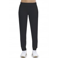 Pantalon coupe fluide taille élastique avec poches en maille modal AURELIE